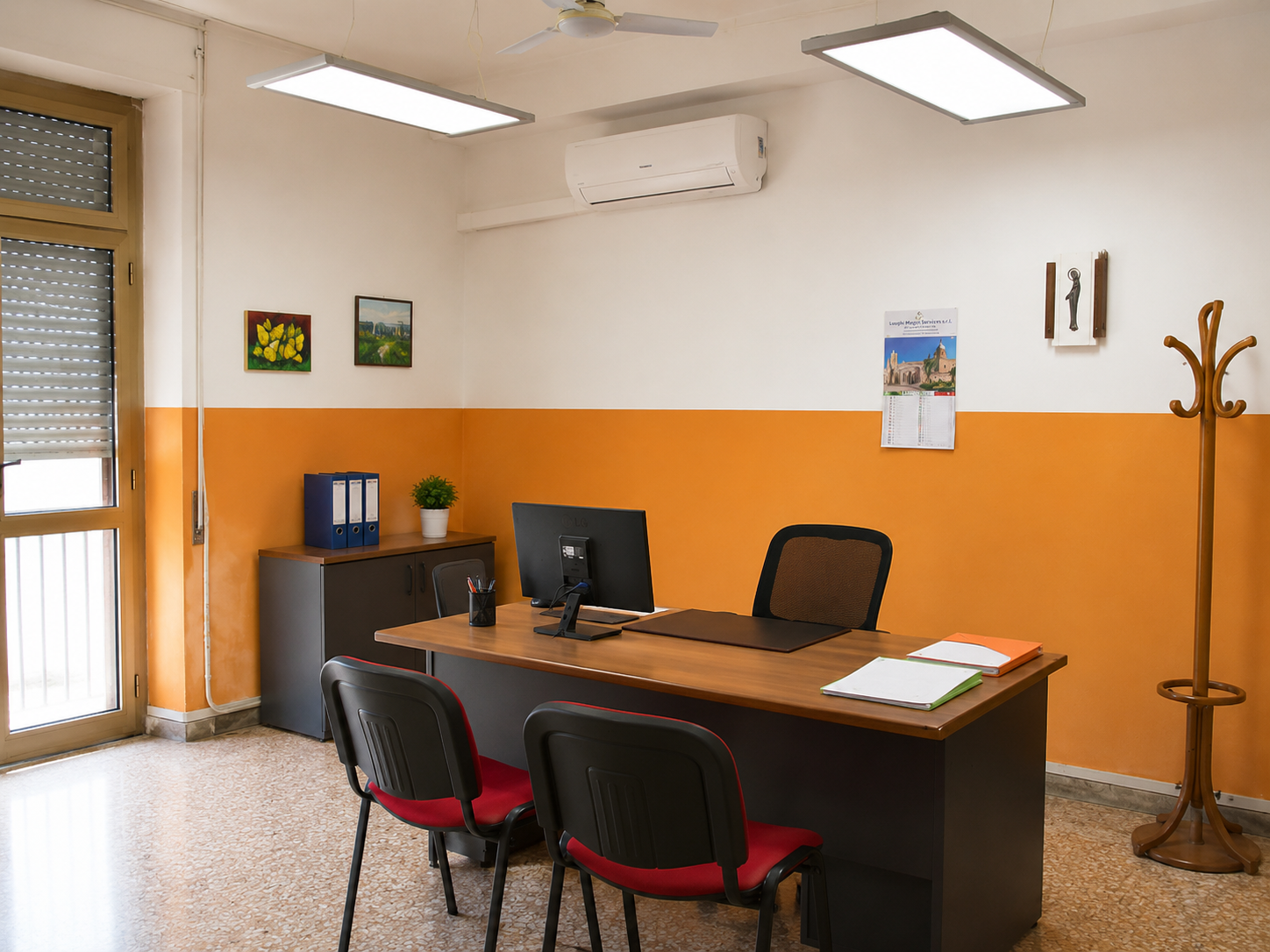 Ufficio accettazione della Casa di Riposo Villa Serena